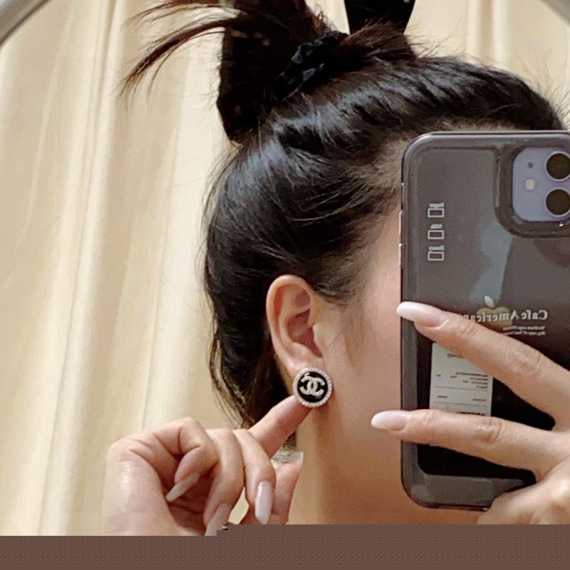 Ch*el earrings